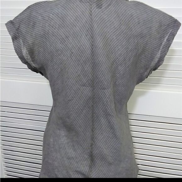 Eileen Fisher Linen Flowy Tunic Top - Picture 5 of 10